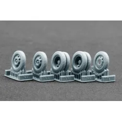 Scalex Ww-72001w 1/72 Blitz Late V1 Weighted Wheel Set For Academy Italeri