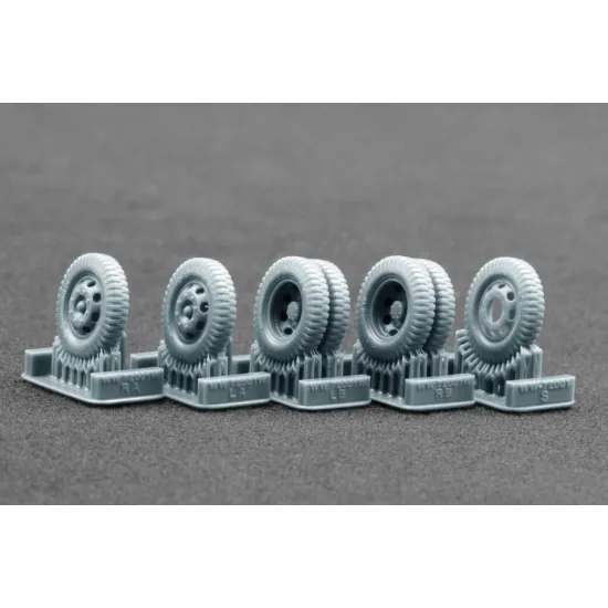 Scalex Ww-72001w 1/72 Blitz Late V1 Weighted Wheel Set For Academy Italeri