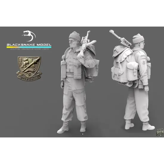 Black Snake K-06-16 1/16 Rifleman Commando Kieffer Kit 6 Resin Figure Kit