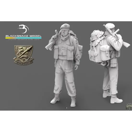 Black Snake K-07-16 1/16 Rifleman Commando Kieffer Kit 7 Resin Figure Kit