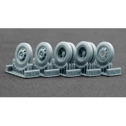 Scalex Ww-72002 1/72 Blitz Late V2 Ordinary Wheel Set For Academy Italeri