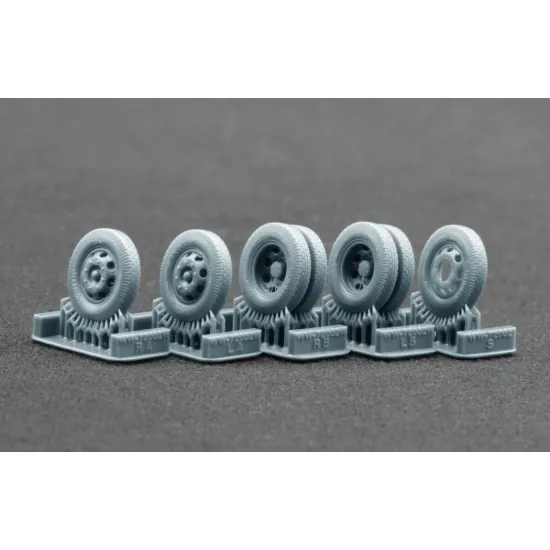 Scalex Ww-72002w 1/72 Blitz Late V2 Weighted Wheel Set For Academy Italeri