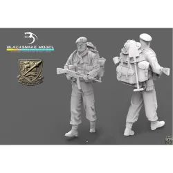 Black Snake K-08-16 1/16 Rifleman Commando Kieffer Kit 8 Resin Figure Kit