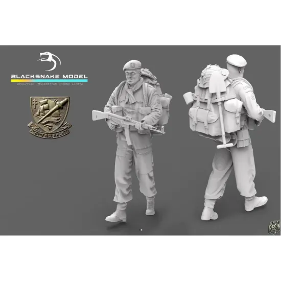 Black Snake K-08-16 1/16 Rifleman Commando Kieffer Kit 8 Resin Figure Kit