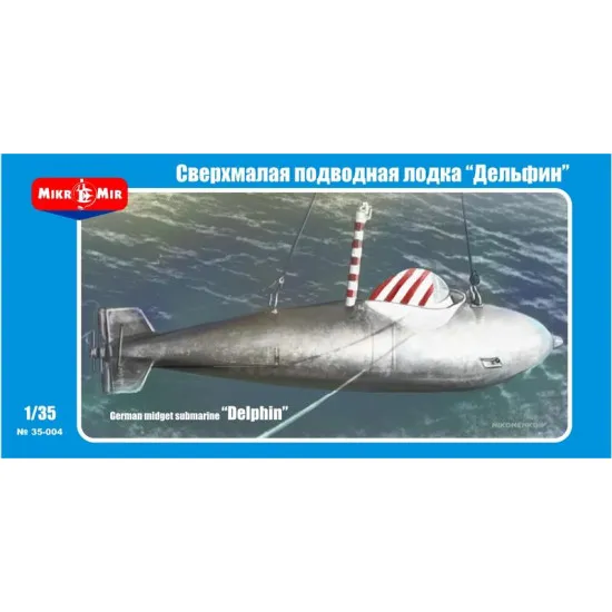 German midget submarine 'Delphin-1' 1/35 Micro-Mir 35-004