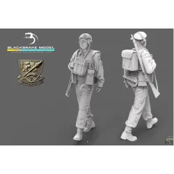 Black Snake K-13-16 1/16 Radio Commando Kieffer Resin Figure Kit