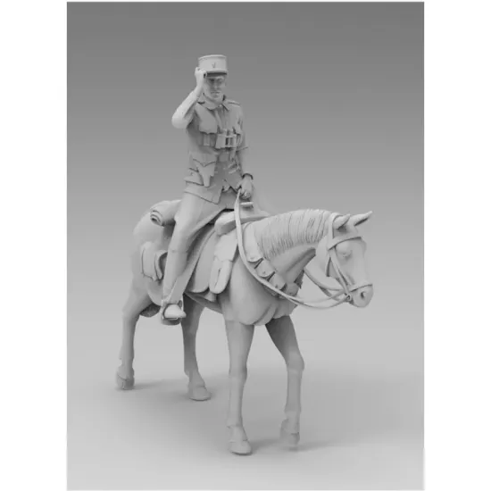 Black Snake Goumier-01-16 1/16 French Officer Of The 2e Gmt Resin Figure Kit