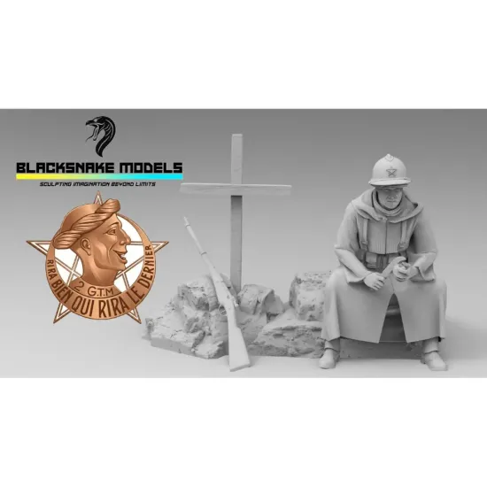 Black Snake Goumier-04-16 1/16 Goumier Of 2e Gmt Resin Figure Kit