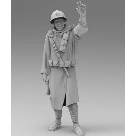 Black Snake Goumier-06-16 1/16 Goumier Du 2e Gmt Resin Figure Kit