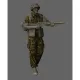 Black Snake Bep-02-16 1/16 Paratrooper Of The 1st Bep Foreign Legion Machine Gun Gunner Resin Figure
