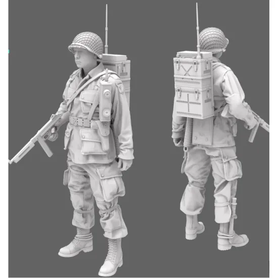 Black Snake St-03-16 1/16 101st Airborne Radio Operator Ww2 D-day Resin Figure Kit