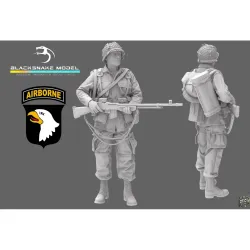 Black Snake St-05-16 1/16 101st Airborne Soldier Ww2 D-day Resin Figure Kit