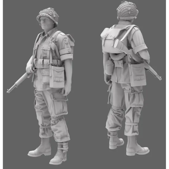Black Snake St-07-16 1/16 101st Airborne Medic Ww2 D-day Resin Figure Kit