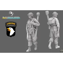 Black Snake St-14-16 1/16 101st Airborne Soldier Ww2 D-day Resin Figure Kit