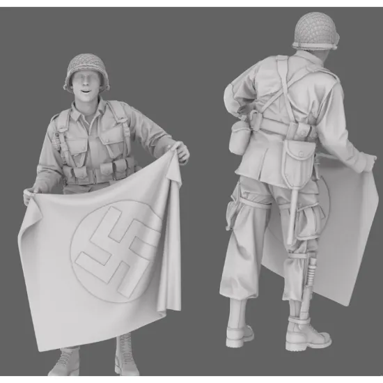 Black Snake St-15-16 1/16 101st Airborne Soldier Ww2 D-day Resin Figure Kit