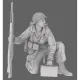 Black Snake St-17-16 1/16 Assist Gunner 101st Airborne Ww2 D-day Resin Figure Kit