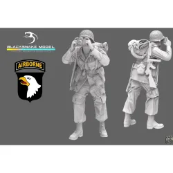 Black Snake St-19-16 1/16 101st Airborne Soldier Ww2 D-day Resin Figure Kit