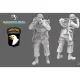 Black Snake St-19-16 1/16 101st Airborne Soldier Ww2 D-day Resin Figure Kit