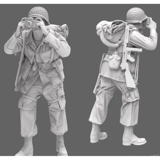 Black Snake St-19-16 1/16 101st Airborne Soldier Ww2 D-day Resin Figure Kit