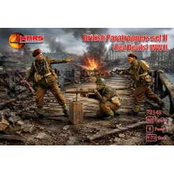 Mars Figures 72149 1/72 British Paratroopers Set Ii Red Devils Ww Ii 40 Figures 8 Poses