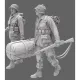 Black Snake St-10/11-16 1/16 101st Airborne Soldiers 2 Figures Ww2 D-day Resin Figure Kit