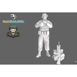 Black Snake Sog-10-16 1/16 Macv Sog Soldier Vietnam War Resin Figure Kit