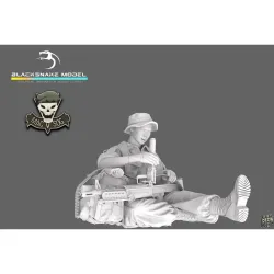 Black Snake Sog-11-16 1/16 Macv Sog Soldier Vietnam War Resin Figure Kit