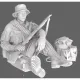 Black Snake Sog-12-16 1/16 Macv Sog Soldier Vietnam War Resin Figure Kit