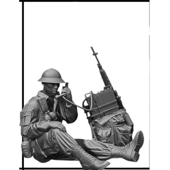 Black Snake Sog-13-16 1/16 Macv Sog Soldier Vietnam War Resin Figure Kit