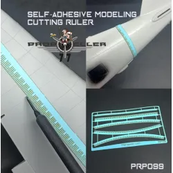 77propeller Prp099 Self-adhesive Modeling Cutting Ruler
