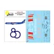 Lima November Decals 144-672 1/144 Sas Airbus A330 Ln-rkr In The New 80 Year Scheme