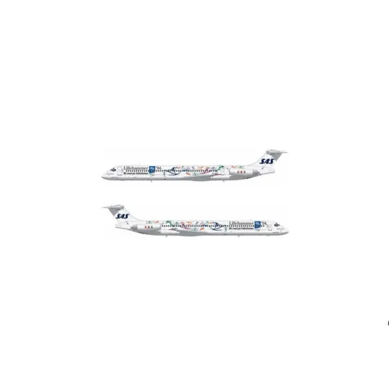 Lima November Decals 200-75 1/200 Sas Md-82 In The Lillehammer Olympic 1994 Colors