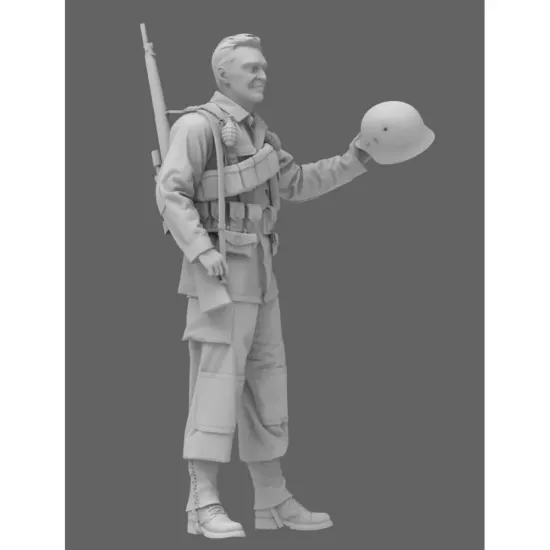 Black Snake 2nd-08-16 1/16 2nd Armored Infantry Sniper Ww2 Resin Figure Kit