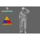 Black Snake 2nd-09-16 1/16 2nd Armored Infantry Soldier Ww2 Resin Figure Kit