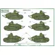Model Maker D35015 1/35 Decal For Polish Tanks Markings 1920 - 1939