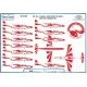 Model Maker D72200 1/72 Decal For Pzl Ts-11 Iskra Red White Sparks