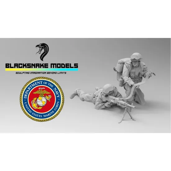 Black Snake Usmc-05-06-16 1/16 Us Marines Gunner Operation Iraqi Freedom