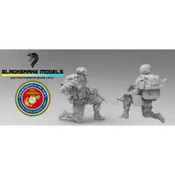 Black Snake Usmc-07-16 1/16 Us Marines 07 Operation Iraqi Freedom Resin Figure Kit