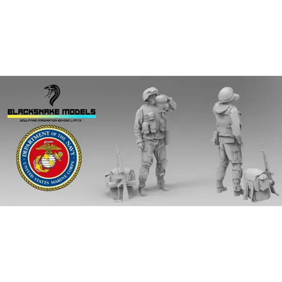 Black Snake Usmc-09-16 1/16 Us Marines Operation Iraqi Freedom Resin Figure Kit