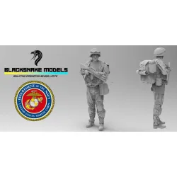 Black Snake Usmc-11-16 1/16 Us Marines Operation Iraqi Freedom Resin Figure Kit