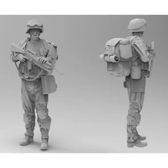 Black Snake Usmc-11-16 1/16 Us Marines Operation Iraqi Freedom Resin Figure Kit