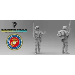 Black Snake Usmc-13-16 1/16 Us Marines Operation Iraqi Freedom Resin Figure Kit