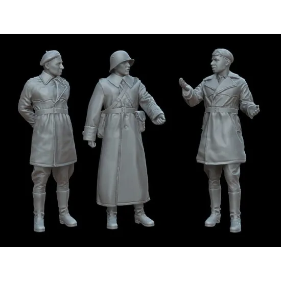 White Stork Miniatures F72190 1/72 Figures Black Brigade Officers Poland September 1939