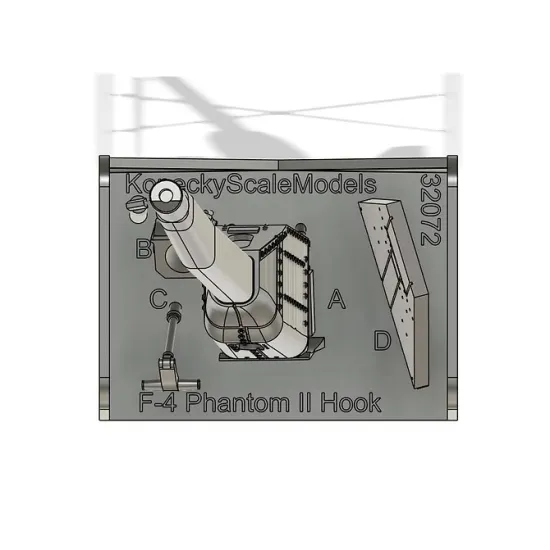 Kopecky Scale Models 32072 1/32 F-4 Phantom Ii Hook For Tamiya Kit