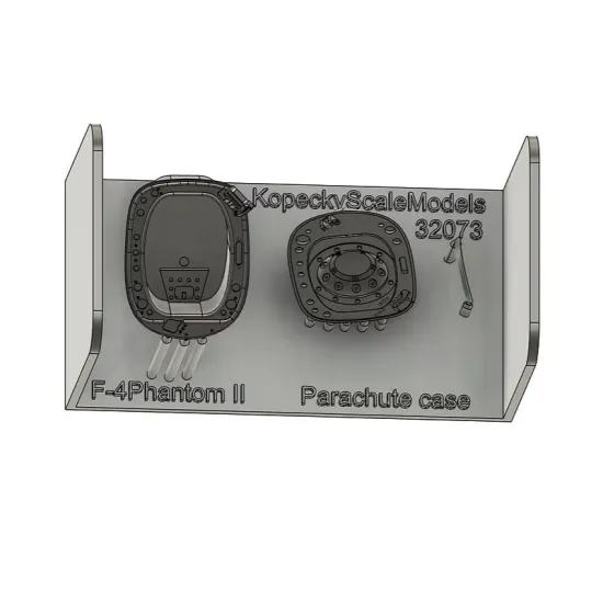 Kopecky Scale Models 32073 1/32 F-4 Phantom Ii Parachute Case For Tamiya