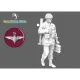 Black Snake Devil-03-16 1/16 Commando Red Devils Bren Gunner Resin Figure Kit