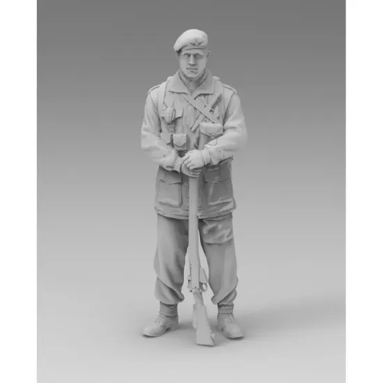Black Snake Devil-05-16 1/16 Commando Red Devils Resin Figure Kit