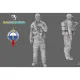 Black Snake Sas-01-16 1/16 1er Rpima French Sas Resin Figure Kit