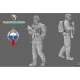 Black Snake Sas-02-16 1/16 1er Rpima French Sas Resin Figure Kit