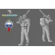 Black Snake Sas-03-16 1/16 1er Rpima French Sas Resin Figure Kit